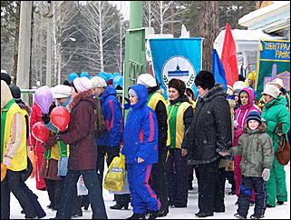 14 марта 2009 г., Барнаул   Спартакиада муниципальных служащих: лыжные гонки
