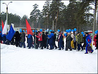 14 марта 2009 г., Барнаул   Спартакиада муниципальных служащих: лыжные гонки
