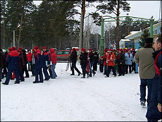 14 марта 2009 г., Барнаул   Спартакиада муниципальных служащих: лыжные гонки
