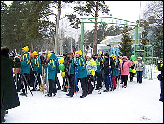 14 марта 2009 г., Барнаул   Спартакиада муниципальных служащих: лыжные гонки
