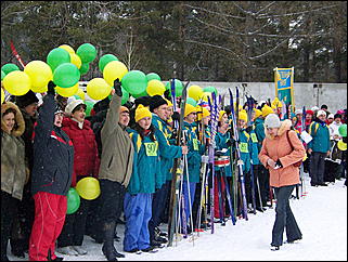 14 марта 2009 г., Барнаул   Спартакиада муниципальных служащих: лыжные гонки
