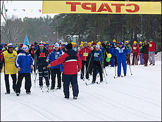 14 марта 2009 г., Барнаул   Спартакиада муниципальных служащих: лыжные гонки
