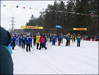 14 марта 2009 г., Барнаул   Спартакиада муниципальных служащих: лыжные гонки
