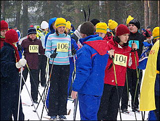 14 марта 2009 г., Барнаул   Спартакиада муниципальных служащих: лыжные гонки
