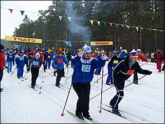 14 марта 2009 г., Барнаул   Спартакиада муниципальных служащих: лыжные гонки
