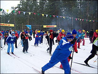 14 марта 2009 г., Барнаул   Спартакиада муниципальных служащих: лыжные гонки
