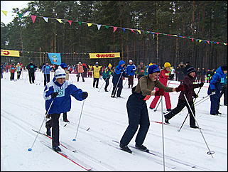 14 марта 2009 г., Барнаул   Спартакиада муниципальных служащих: лыжные гонки
