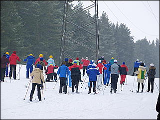 14 марта 2009 г., Барнаул   Спартакиада муниципальных служащих: лыжные гонки

