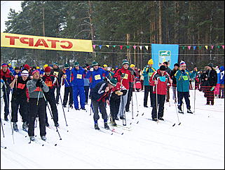 14 марта 2009 г., Барнаул   Спартакиада муниципальных служащих: лыжные гонки
