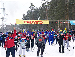 14 марта 2009 г., Барнаул   Спартакиада муниципальных служащих: лыжные гонки
