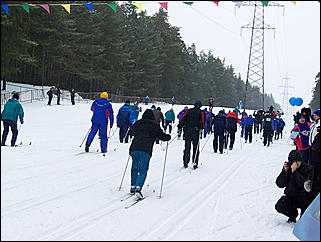 14 марта 2009 г., Барнаул   Спартакиада муниципальных служащих: лыжные гонки
