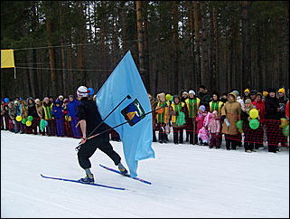 14 марта 2009 г., Барнаул   Спартакиада муниципальных служащих: лыжные гонки
