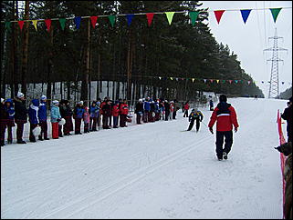 14 марта 2009 г., Барнаул   Спартакиада муниципальных служащих: лыжные гонки
