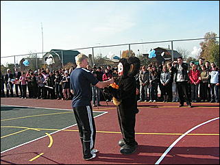 6 октября 2008 г., Тальменка   Открытие новой детской площадки в районном центре Тальменка