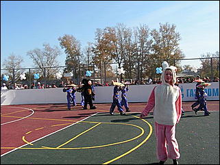 6 октября 2008 г., Тальменка   Открытие новой детской площадки в районном центре Тальменка