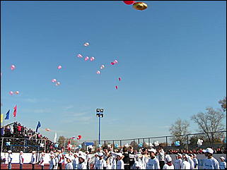 6 октября 2008 г., Тальменка   Открытие новой детской площадки в районном центре Тальменка