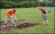 22 августа 2008 г., Барнаул   &laquo;Газпром-детям&raquo;: в Барнауле строят современную спортплощадку