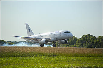 15 августа 2019 г., Барнаул   Фотографы в Барнауле устроили "охоту" на самолеты