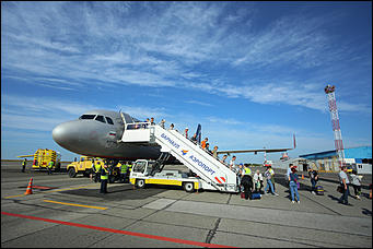 15 августа 2019 г., Барнаул   Фотографы в Барнауле устроили "охоту" на самолеты