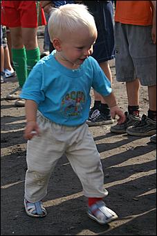 23 августа 2009 г., Барнаул   Открытие детского спортивно-игрового комплекса в Октябрьском районе Барнаула