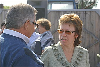 23 августа 2009 г., Барнаул   Открытие детского спортивно-игрового комплекса в Октябрьском районе Барнаула