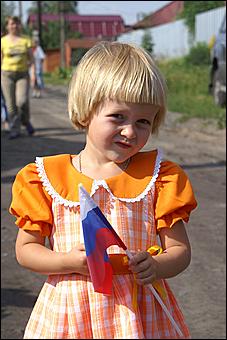 23 августа 2009 г., Барнаул   Открытие детского спортивно-игрового комплекса в Октябрьском районе Барнаула