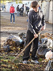 15 октября 2011 г., Барнаул   Общегородской субботник в Барнауле