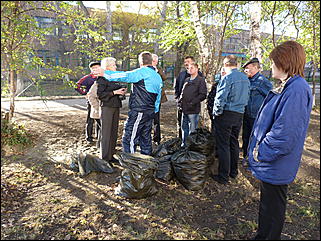 15 октября 2011 г., Барнаул   Общегородской субботник в Барнауле