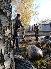 15 октября 2011 г., Барнаул   Общегородской субботник в Барнауле