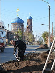 15 октября 2011 г., Барнаул   Общегородской субботник в Барнауле