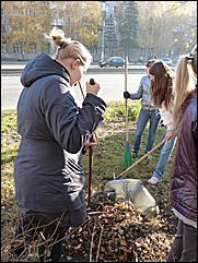 15 октября 2011 г., Барнаул   Общегородской субботник в Барнауле