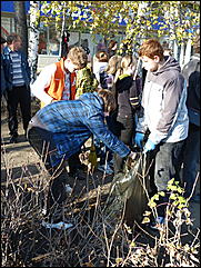 15 октября 2011 г., Барнаул   Общегородской субботник в Барнауле