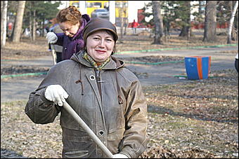 24 апреля 2010 г., Барнаул   Общегородской субботник в Барнауле