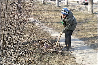 24 апреля 2010 г., Барнаул   Общегородской субботник в Барнауле