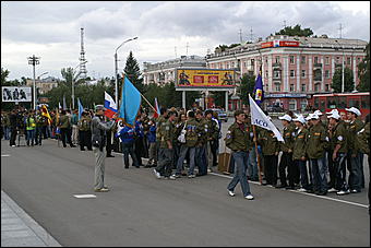 27 июня 2009 г., Барнаул   Торжественное открытие трудового семестра студенческих отрядов Алтайского края