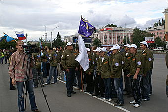 27 июня 2009 г., Барнаул   Торжественное открытие трудового семестра студенческих отрядов Алтайского края