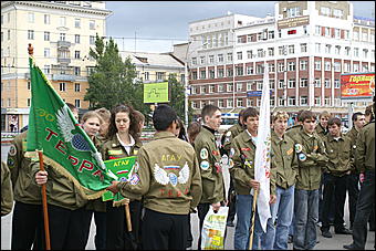 27 июня 2009 г., Барнаул   Торжественное открытие трудового семестра студенческих отрядов Алтайского края