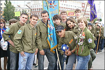 27 июня 2009 г., Барнаул   Торжественное открытие трудового семестра студенческих отрядов Алтайского края