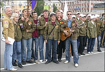 27 июня 2009 г., Барнаул   Торжественное открытие трудового семестра студенческих отрядов Алтайского края