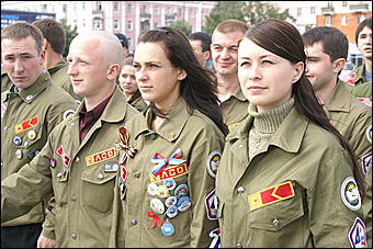 27 июня 2009 г., Барнаул   Торжественное открытие трудового семестра студенческих отрядов Алтайского края