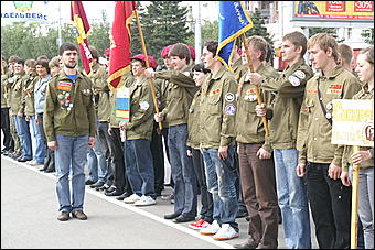 27 июня 2009 г., Барнаул   Торжественное открытие трудового семестра студенческих отрядов Алтайского края