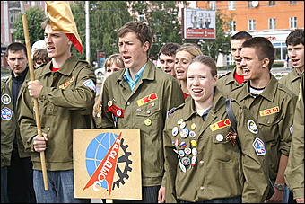 27 июня 2009 г., Барнаул   Торжественное открытие трудового семестра студенческих отрядов Алтайского края