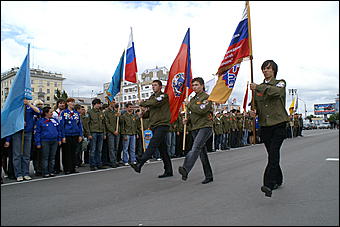 27 июня 2009 г., Барнаул   Торжественное открытие трудового семестра студенческих отрядов Алтайского края