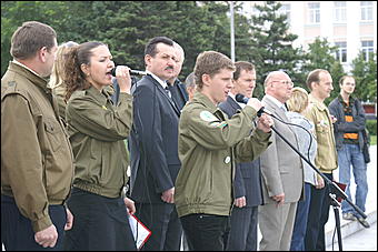 27 июня 2009 г., Барнаул   Торжественное открытие трудового семестра студенческих отрядов Алтайского края