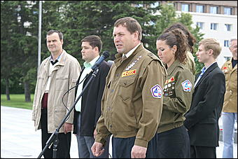 27 июня 2009 г., Барнаул   Торжественное открытие трудового семестра студенческих отрядов Алтайского края