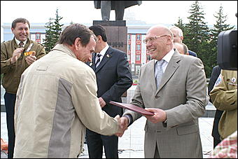 27 июня 2009 г., Барнаул   Торжественное открытие трудового семестра студенческих отрядов Алтайского края