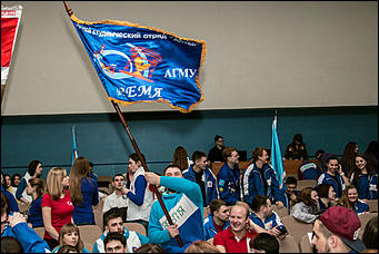 18 февраль 2016 г., Барнаул  © Амител Вячеслав Мельников   Закрытие межрегиональной патриотической акции "Снежный десант"