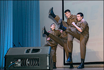 18 февраль 2016 г., Барнаул  © Амител Вячеслав Мельников   Закрытие межрегиональной патриотической акции "Снежный десант"