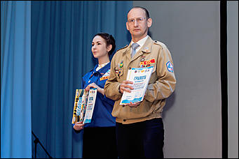 18 февраль 2016 г., Барнаул  © Амител Вячеслав Мельников   Закрытие межрегиональной патриотической акции "Снежный десант"