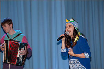 18 февраль 2016 г., Барнаул  © Амител Вячеслав Мельников   Закрытие межрегиональной патриотической акции "Снежный десант"